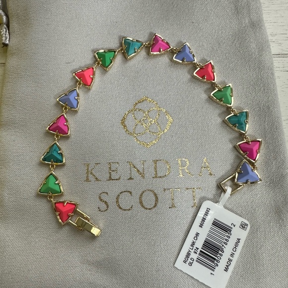 NWT Kendra Scott FIESTA Single Strand Gold Robbie Bracelet Limited Edition NWT - Picture 1 of 4